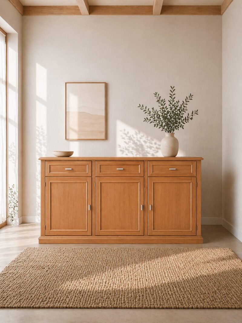 Vajillero Estilo Puerta Madera