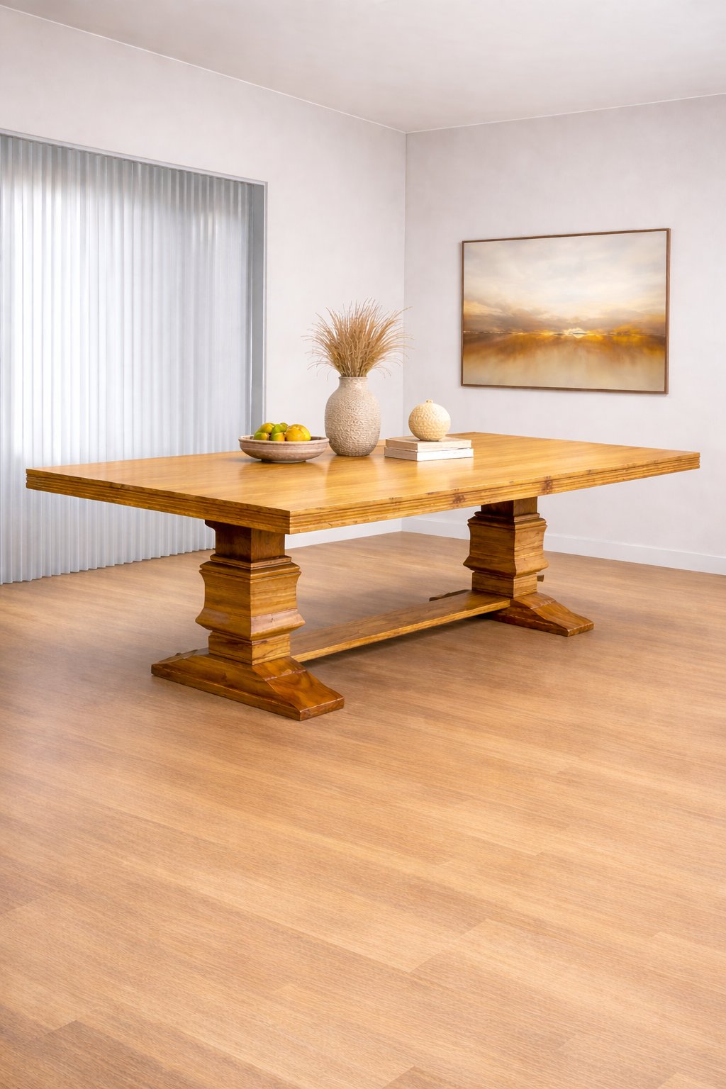 Mesa Pata Bocha Guatambu 2x1 con Guarda